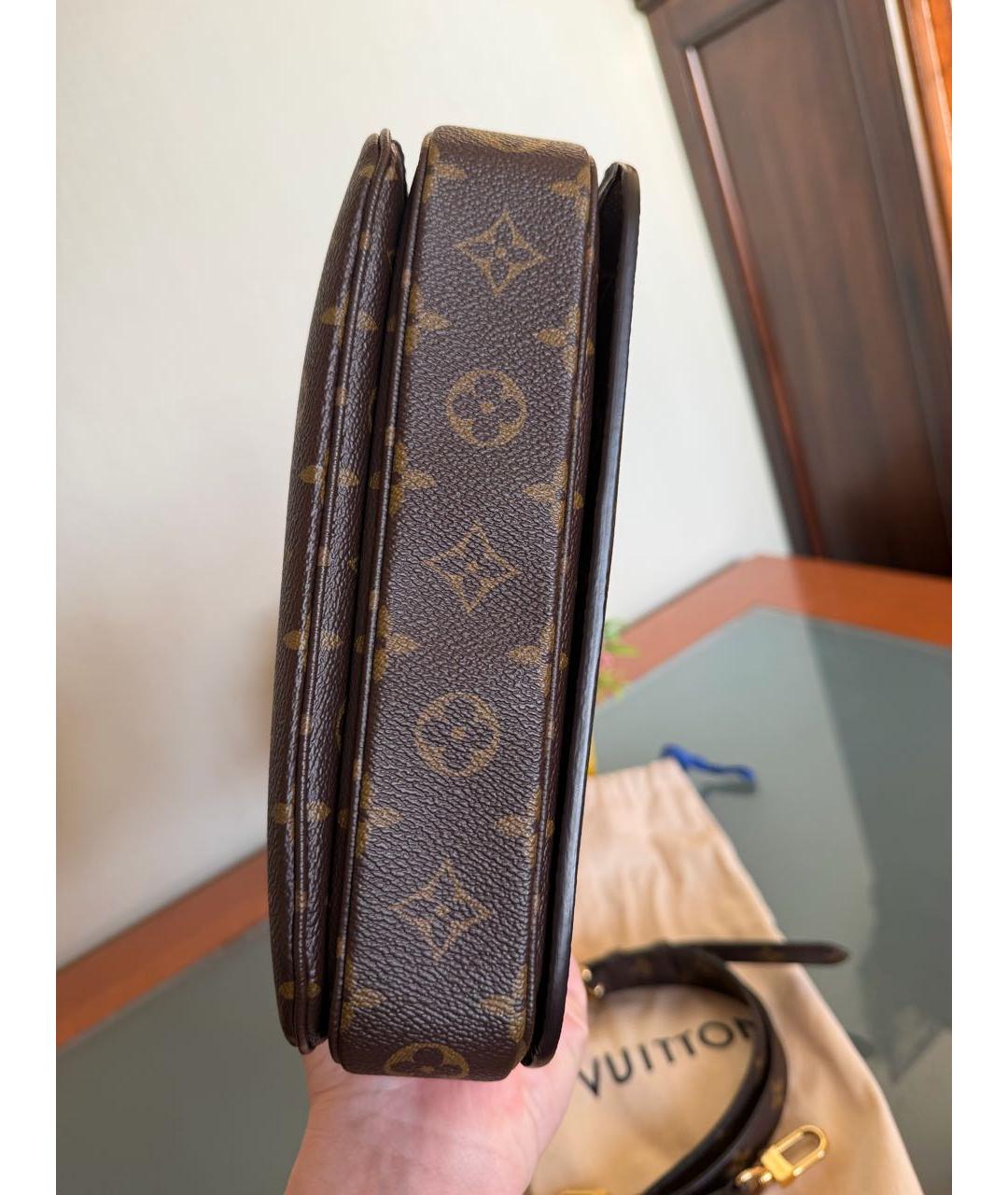 LOUIS VUITTON Коричневая сумка через плечо, фото 7