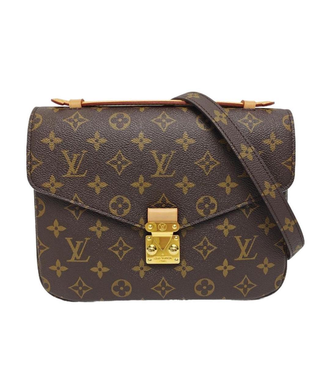 LOUIS VUITTON Коричневая сумка через плечо, фото 1
