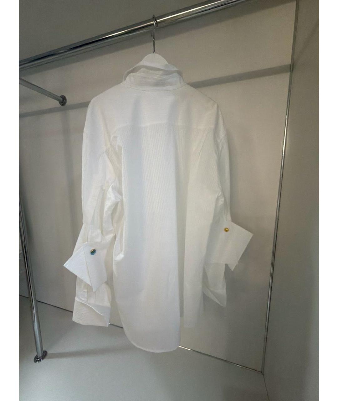 LOEWE Белая хлопковая блузы, фото 2