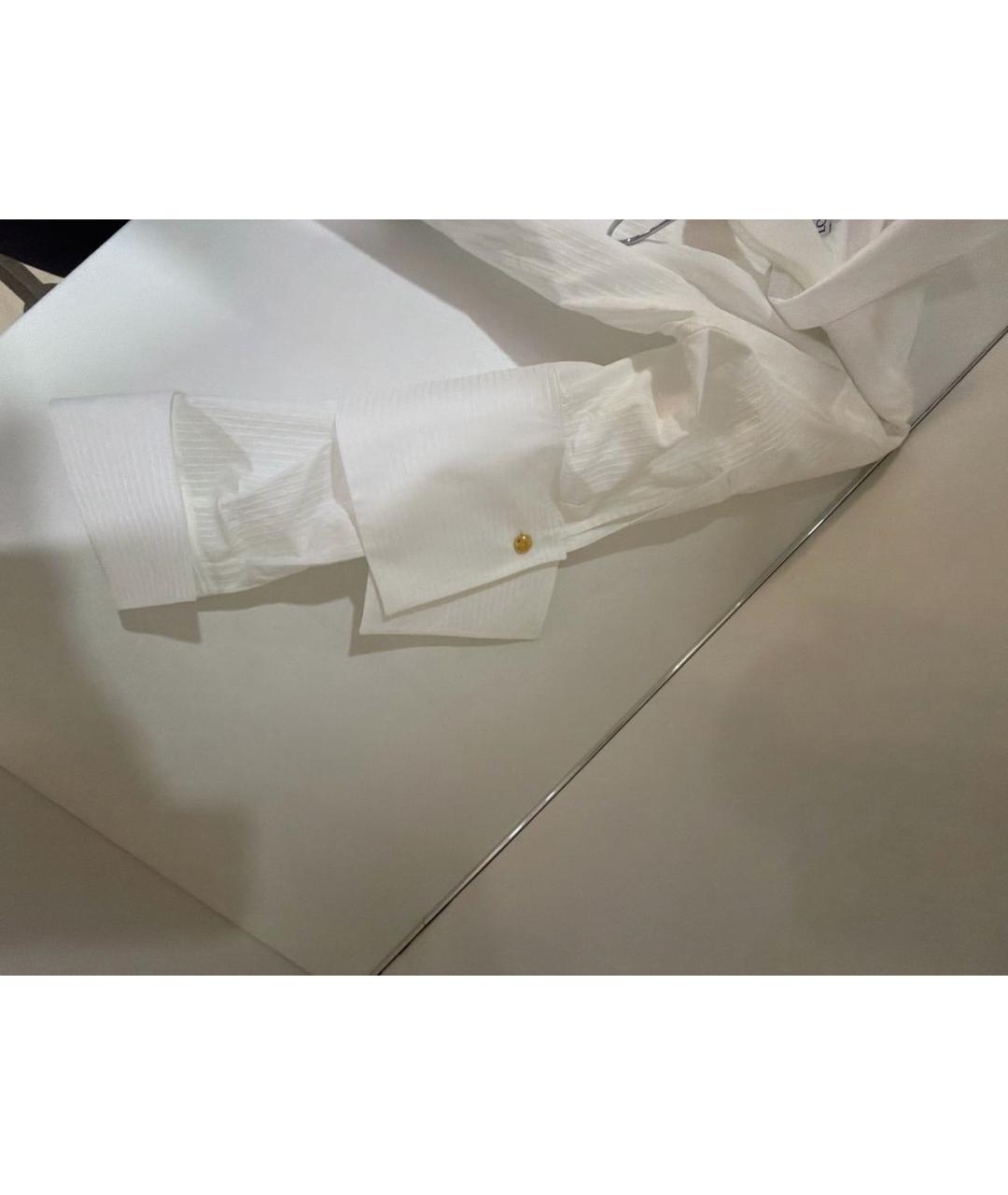 LOEWE Белая хлопковая блузы, фото 7