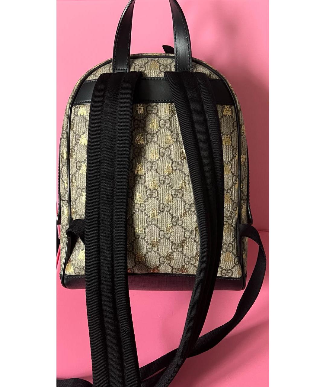 GUCCI Бежевый рюкзак, фото 3