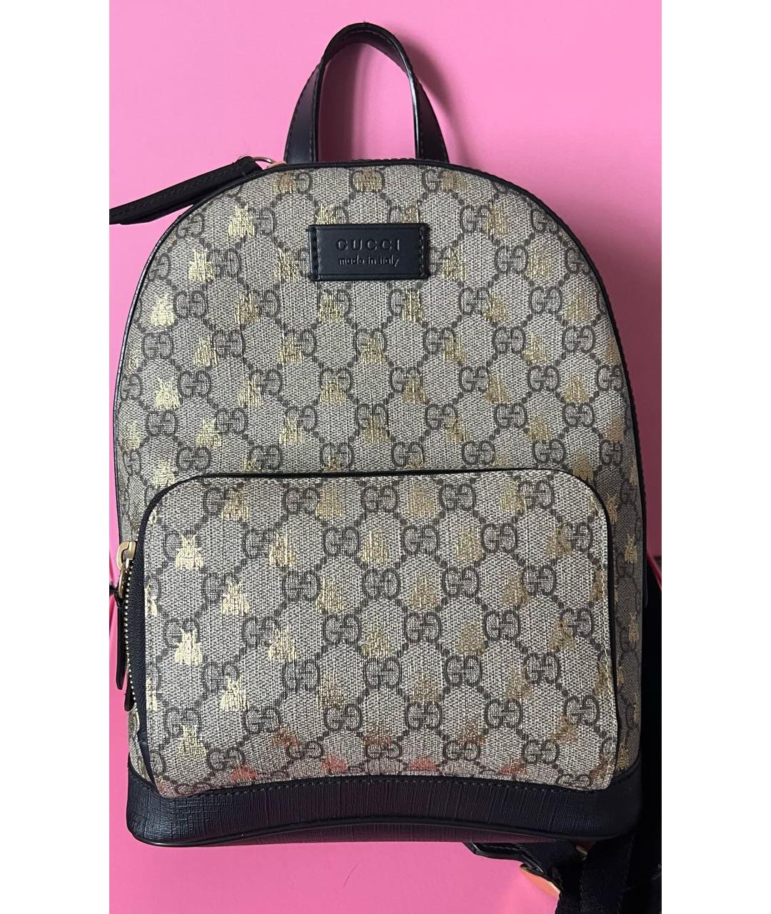 GUCCI Бежевый рюкзак, фото 9