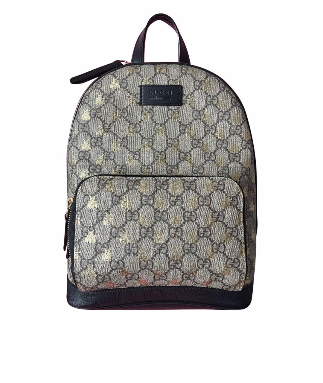 GUCCI Бежевый рюкзак, фото 1