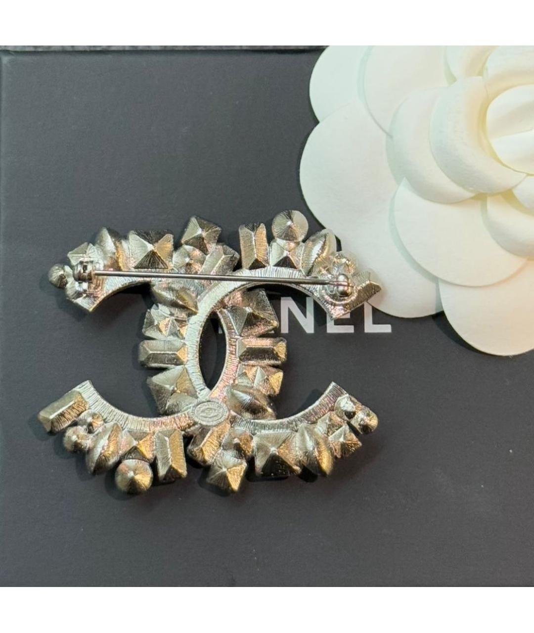 CHANEL Металлическая булавка / брошь, фото 3