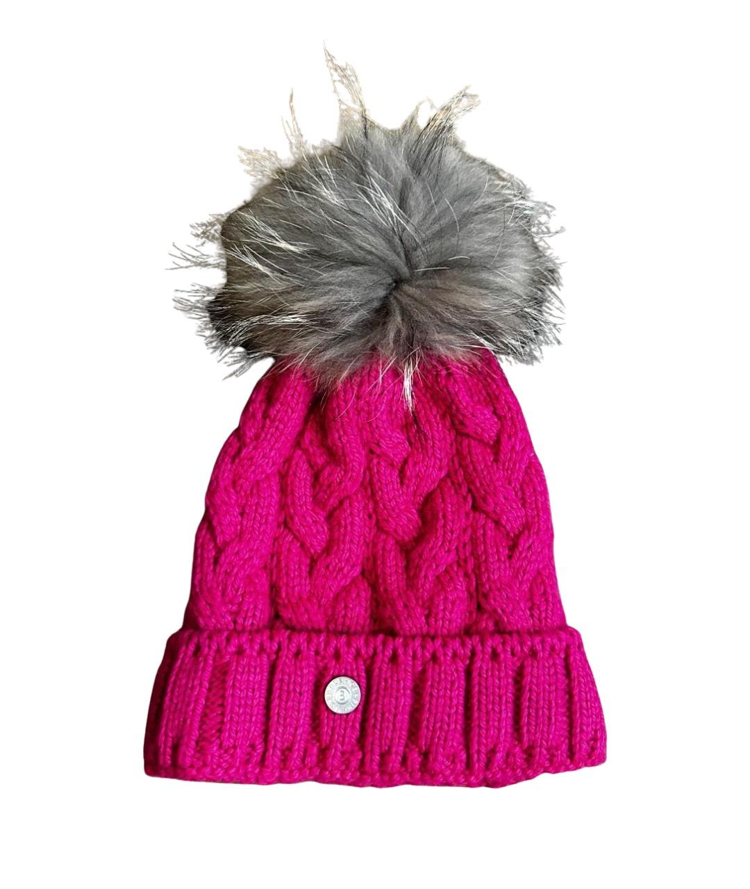 BOGNER Розовая шерстяная шапка, фото 1