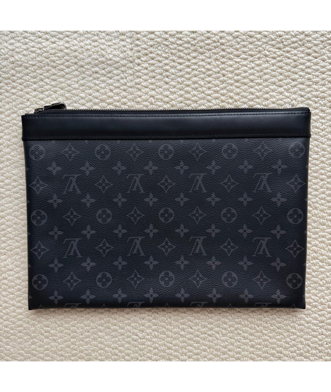LOUIS VUITTON Черная папка для документов, фото 4