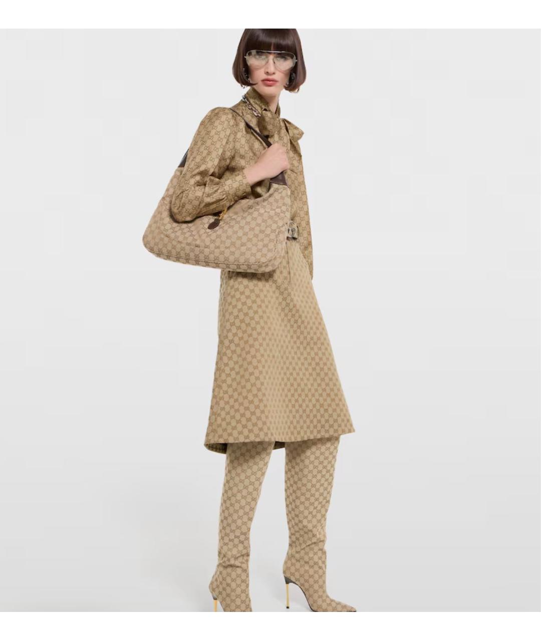 GUCCI Бежевая сумка тоут, фото 2