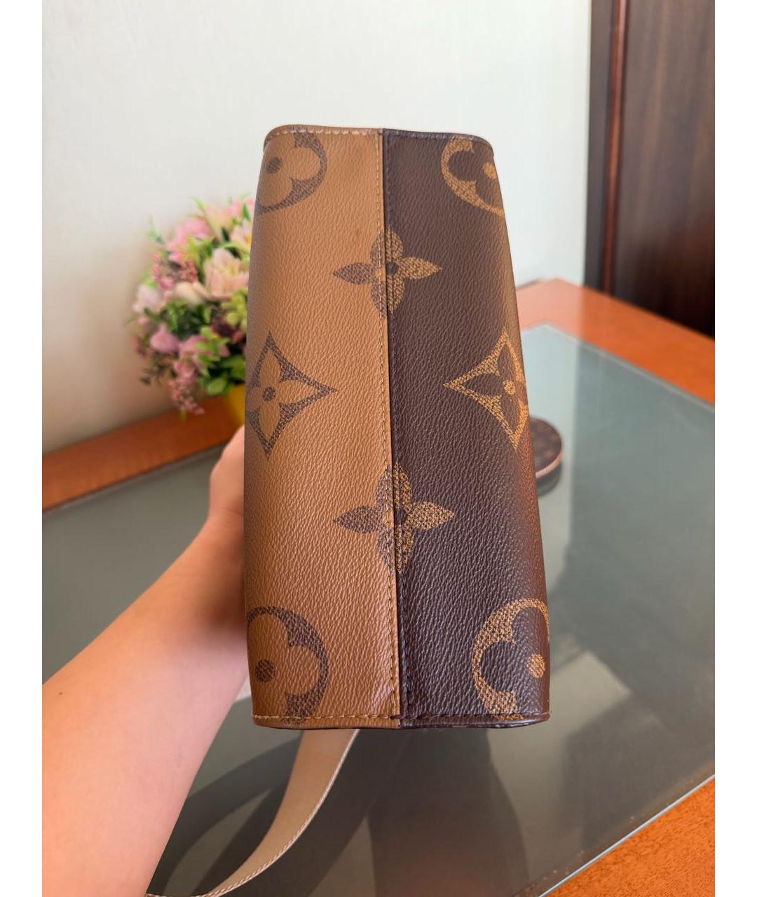 LOUIS VUITTON Коричневая сумка тоут, фото 5