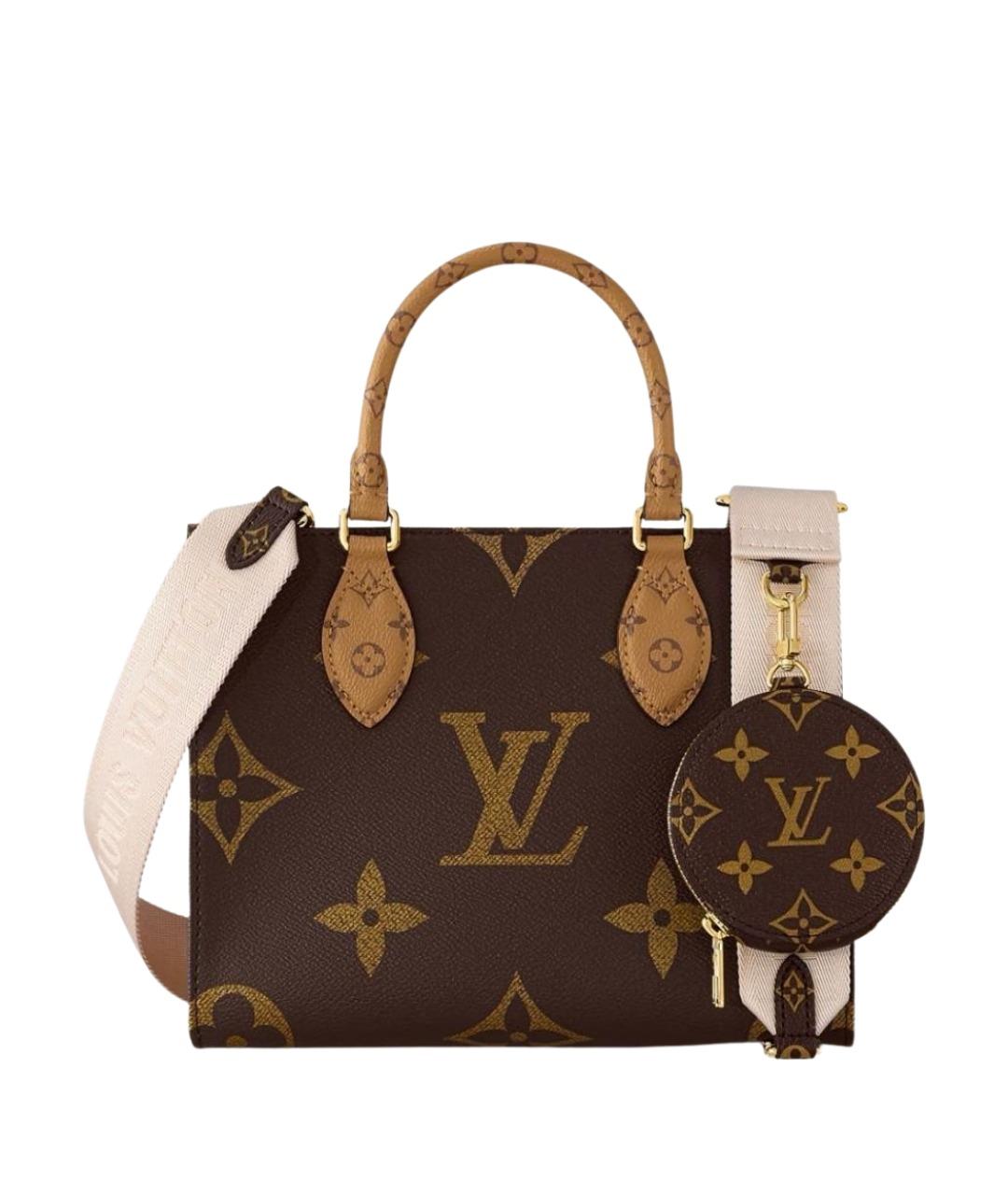 LOUIS VUITTON Коричневая сумка тоут, фото 1