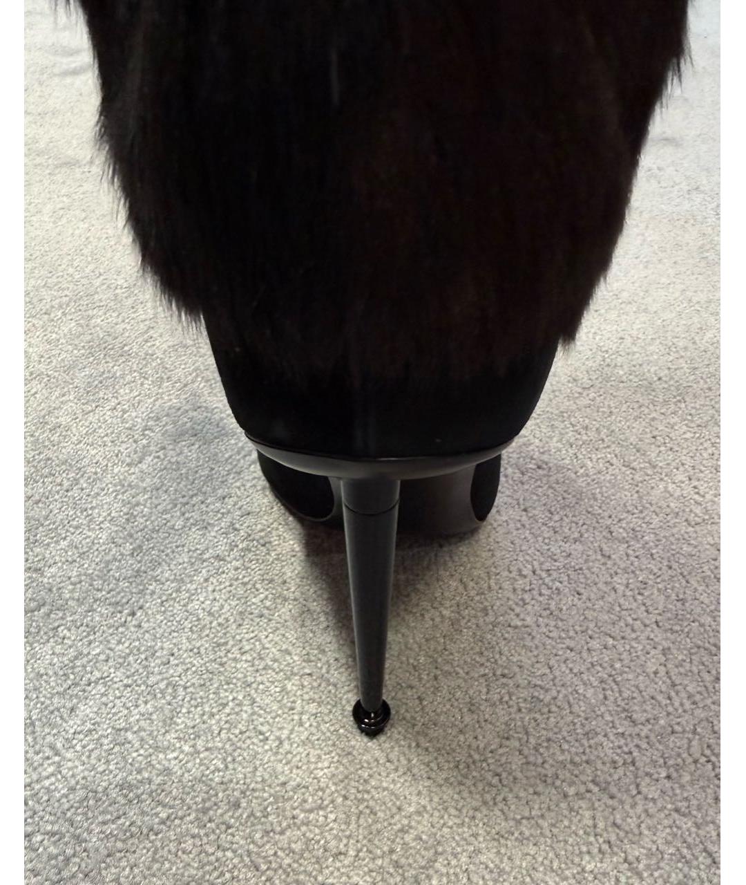 TOM FORD Черные кожаные сапоги, фото 4