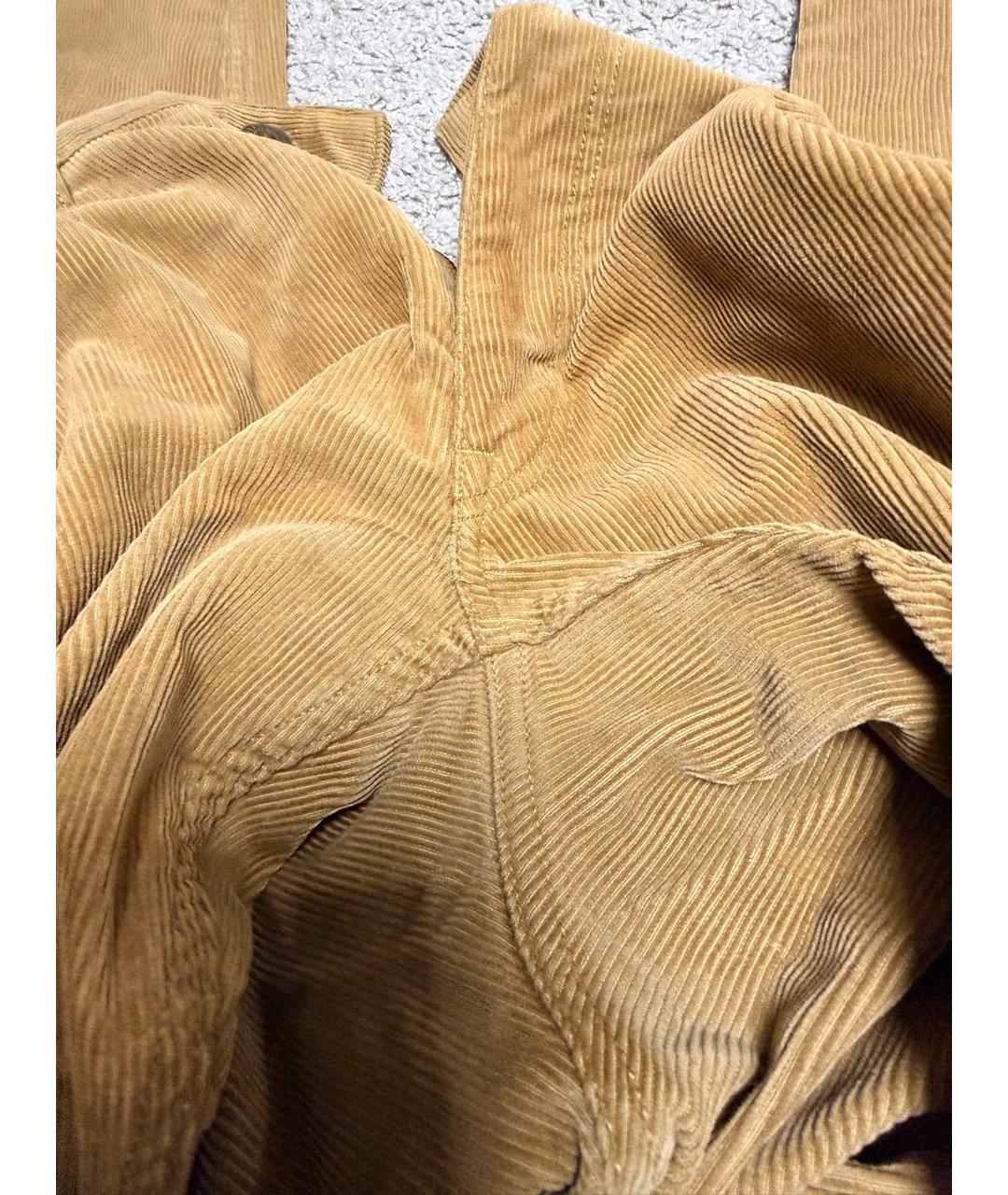 POLO RALPH LAUREN Горчичные повседневные брюки, фото 5