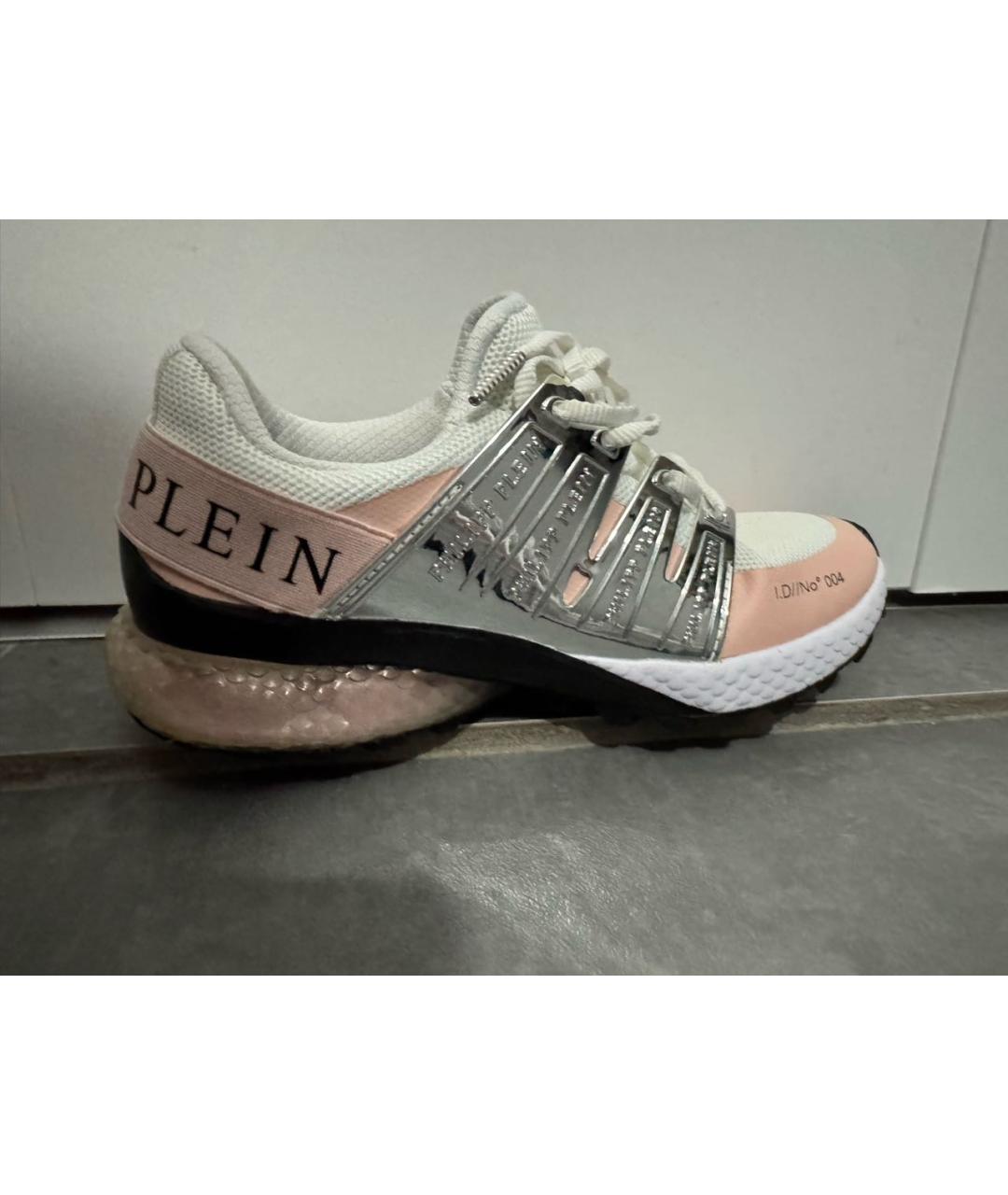 PHILIPP PLEIN Белые кроссовки, фото 9
