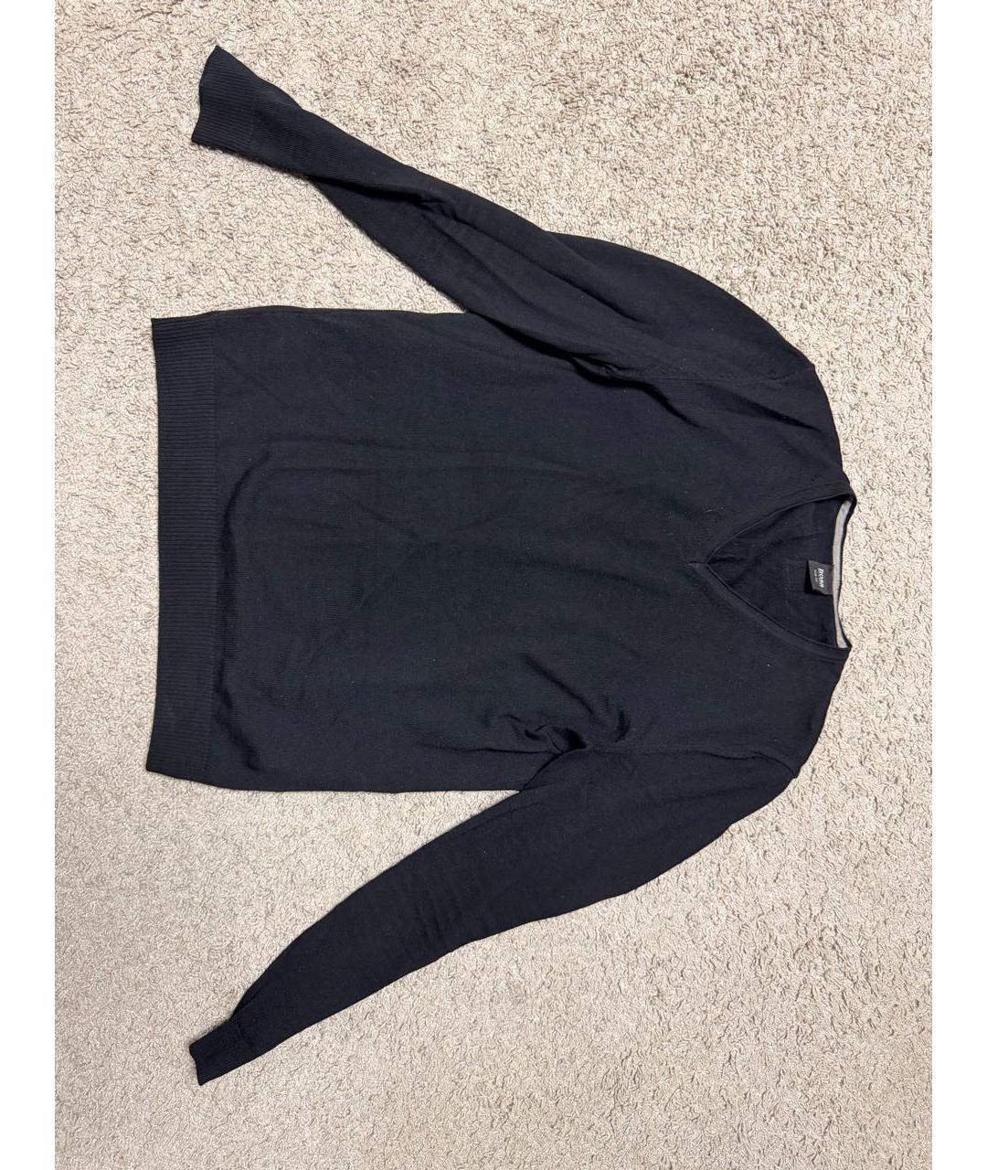 HUGO BOSS Черный кашемировый джемпер / свитер, фото 4