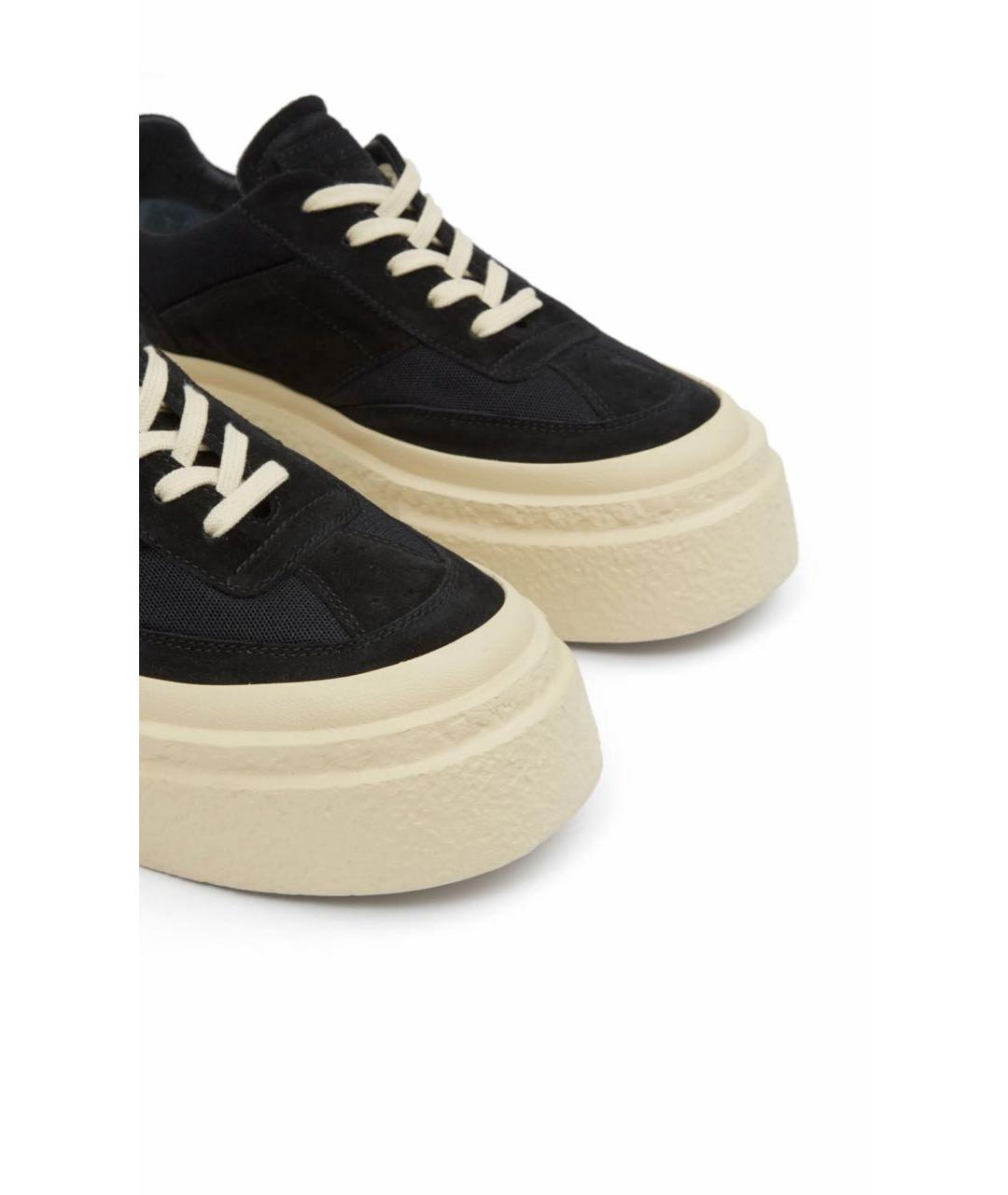 MM6 MAISON MARGIELA Черные замшевые кроссовки, фото 5