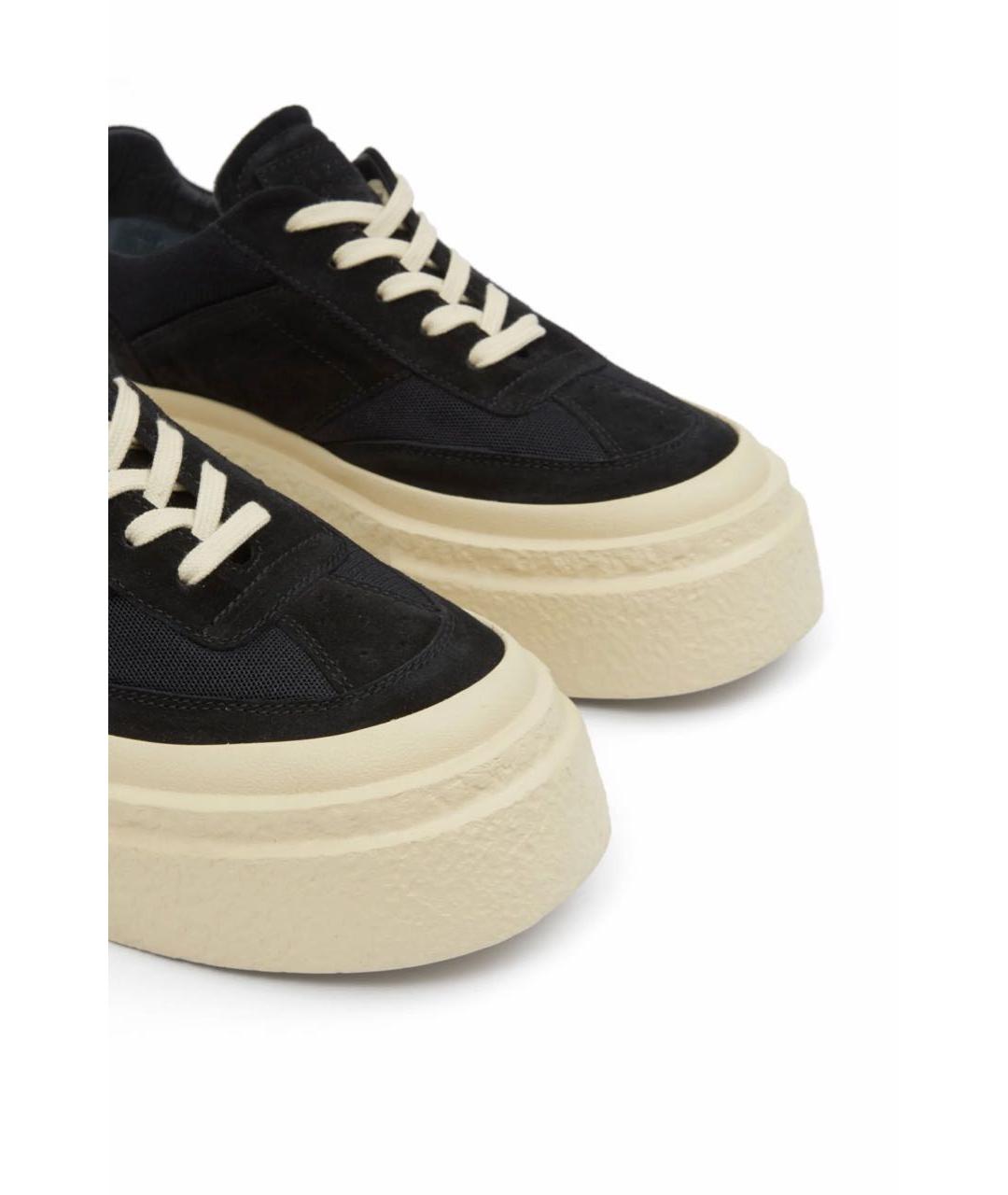 MM6 MAISON MARGIELA Черные замшевые кроссовки, фото 2