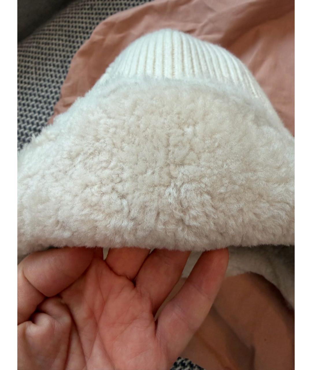 MIU MIU Белая шапка, фото 3