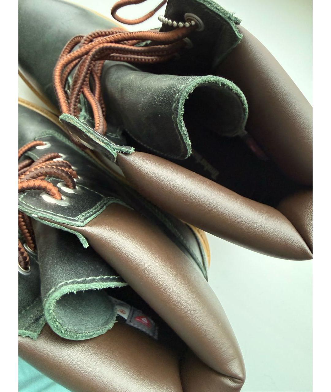 TIMBERLAND Черные кожаные ботинки, фото 4