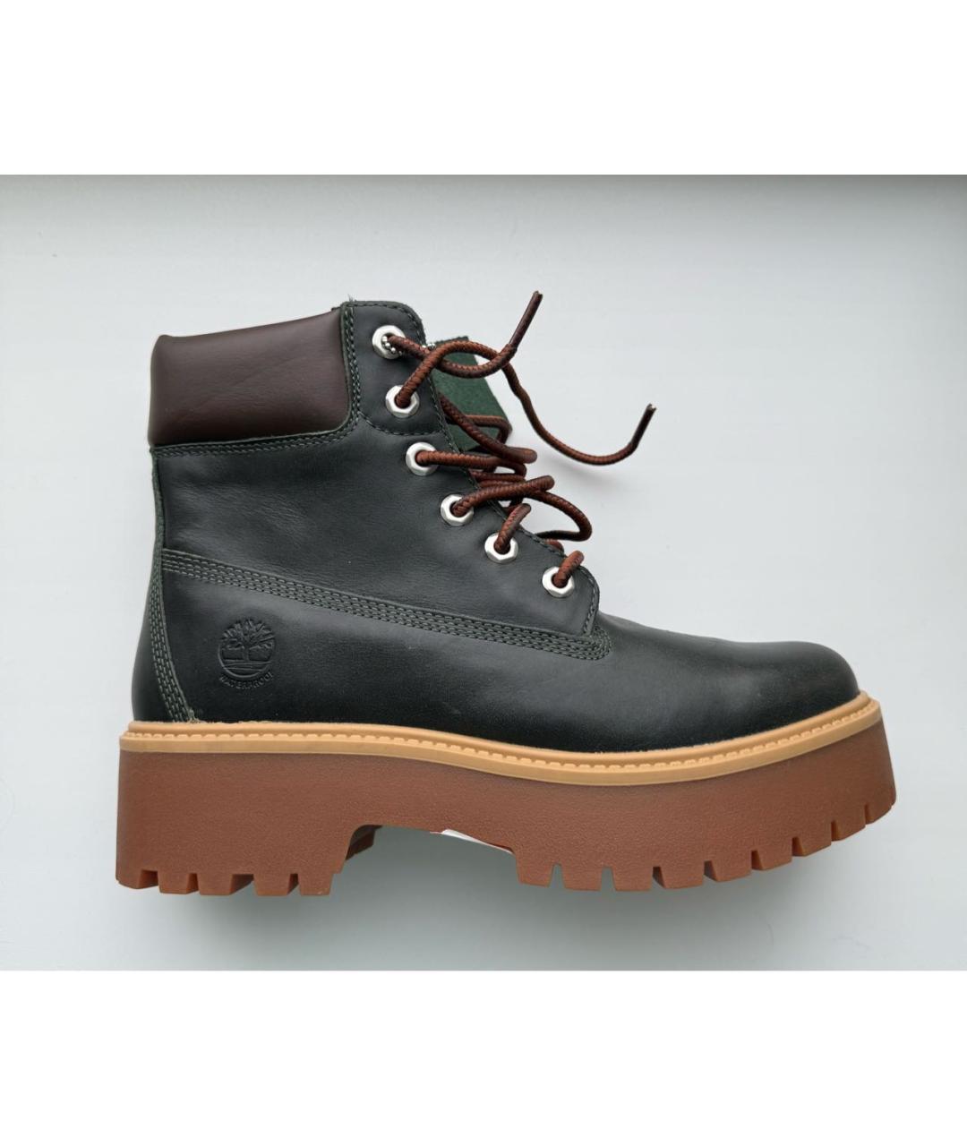 TIMBERLAND Черные кожаные ботинки, фото 9