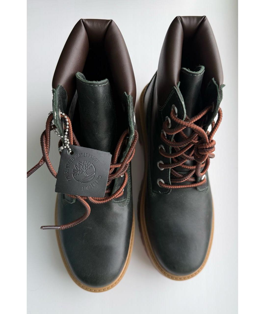 TIMBERLAND Черные кожаные ботинки, фото 2