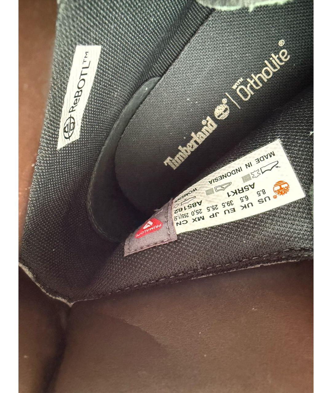 TIMBERLAND Черные кожаные ботинки, фото 6