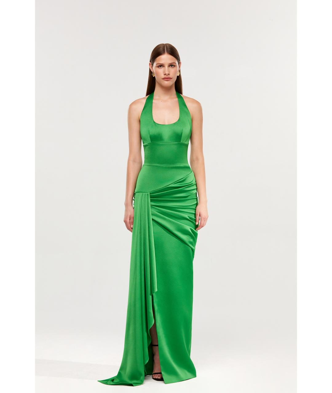 RASARIO Зеленые полиэстеровое вечернее платье, фото 4