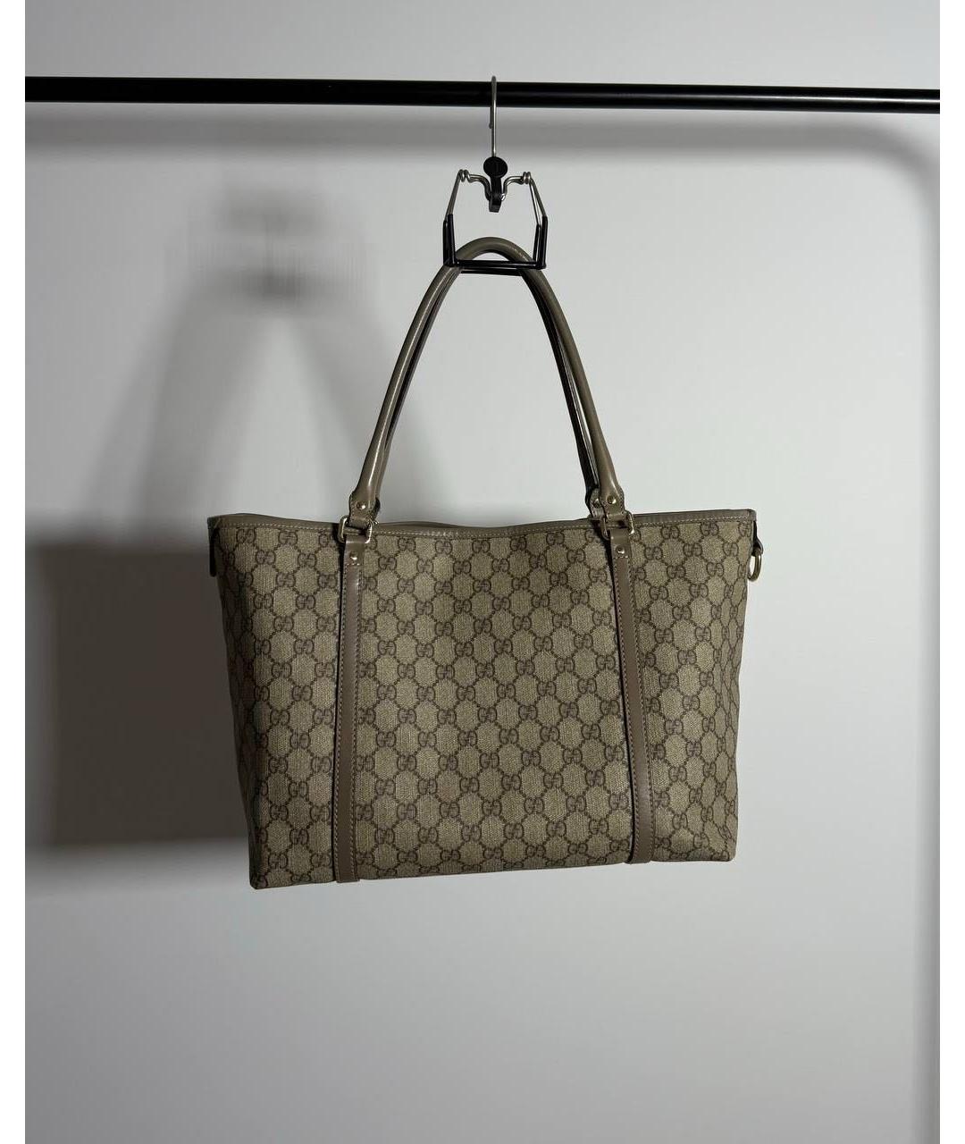 GUCCI Бежевая сумка тоут, фото 2