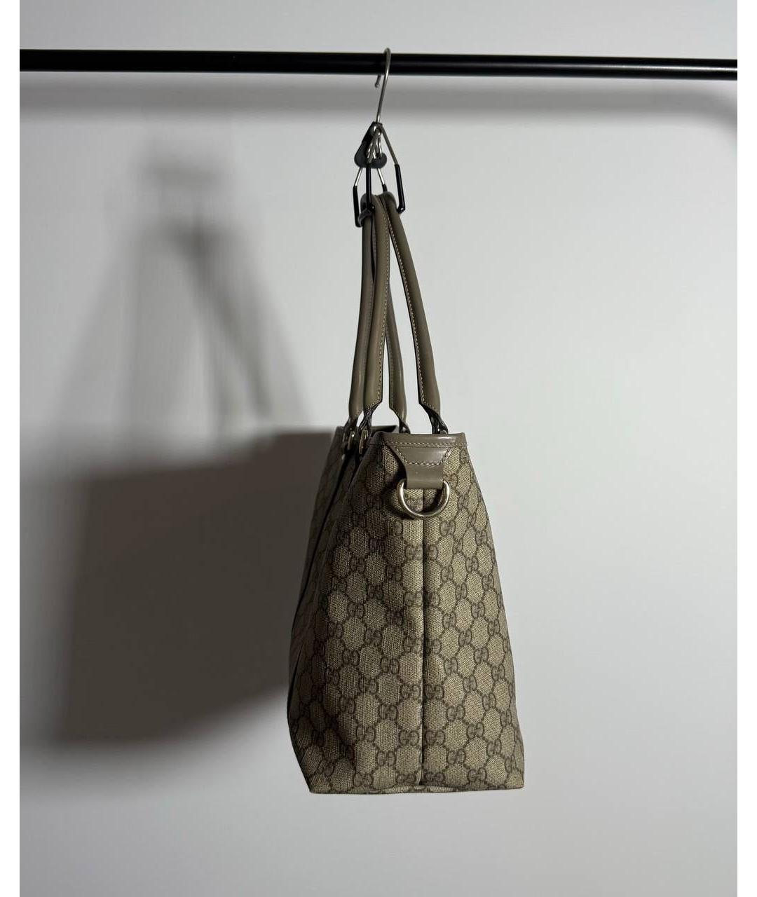 GUCCI Бежевая сумка тоут, фото 3