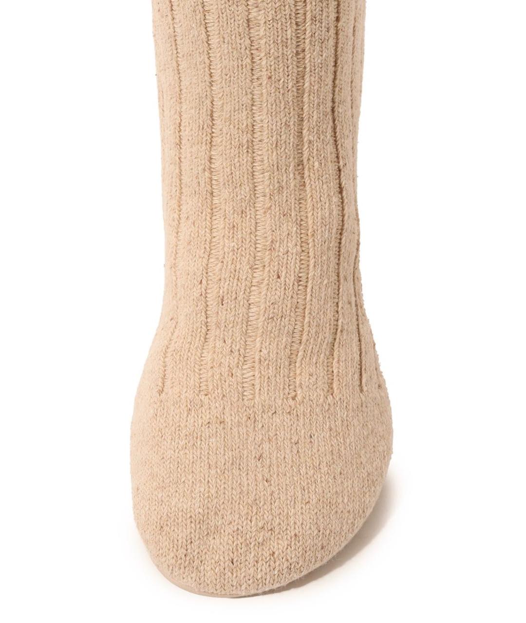 BOTTEGA VENETA Бежевые текстильные ботинки, фото 4