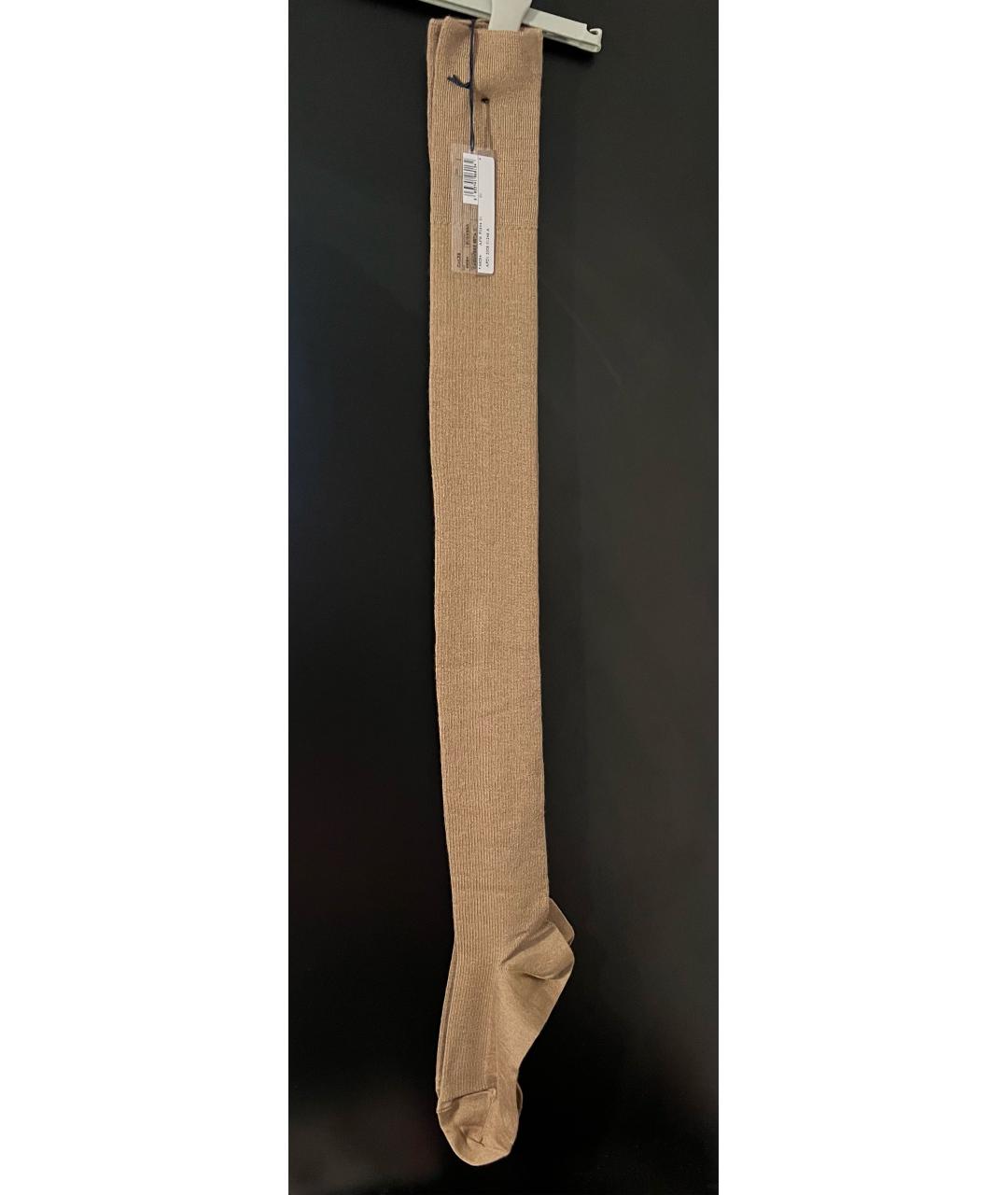 PRADA Бежевые носки, чулки и колготы, фото 2