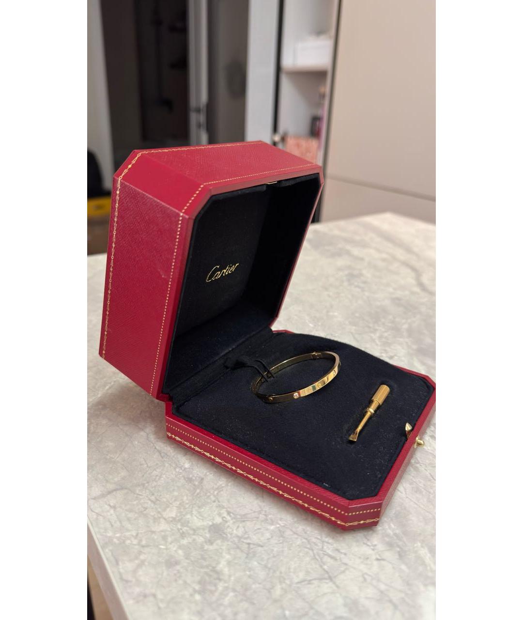 CARTIER Золотой браслет из желтого золота, фото 2