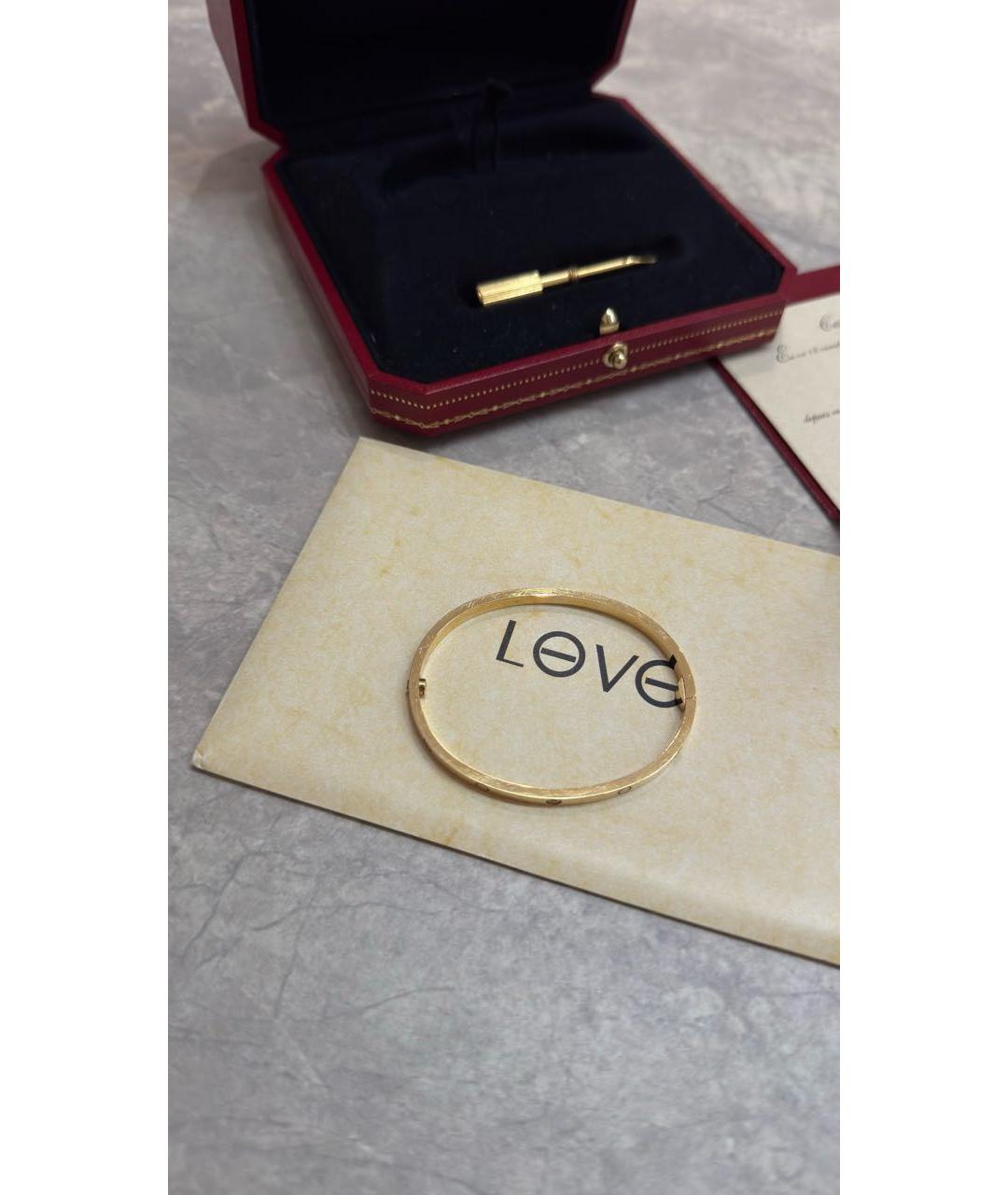 CARTIER Золотой браслет из желтого золота, фото 4