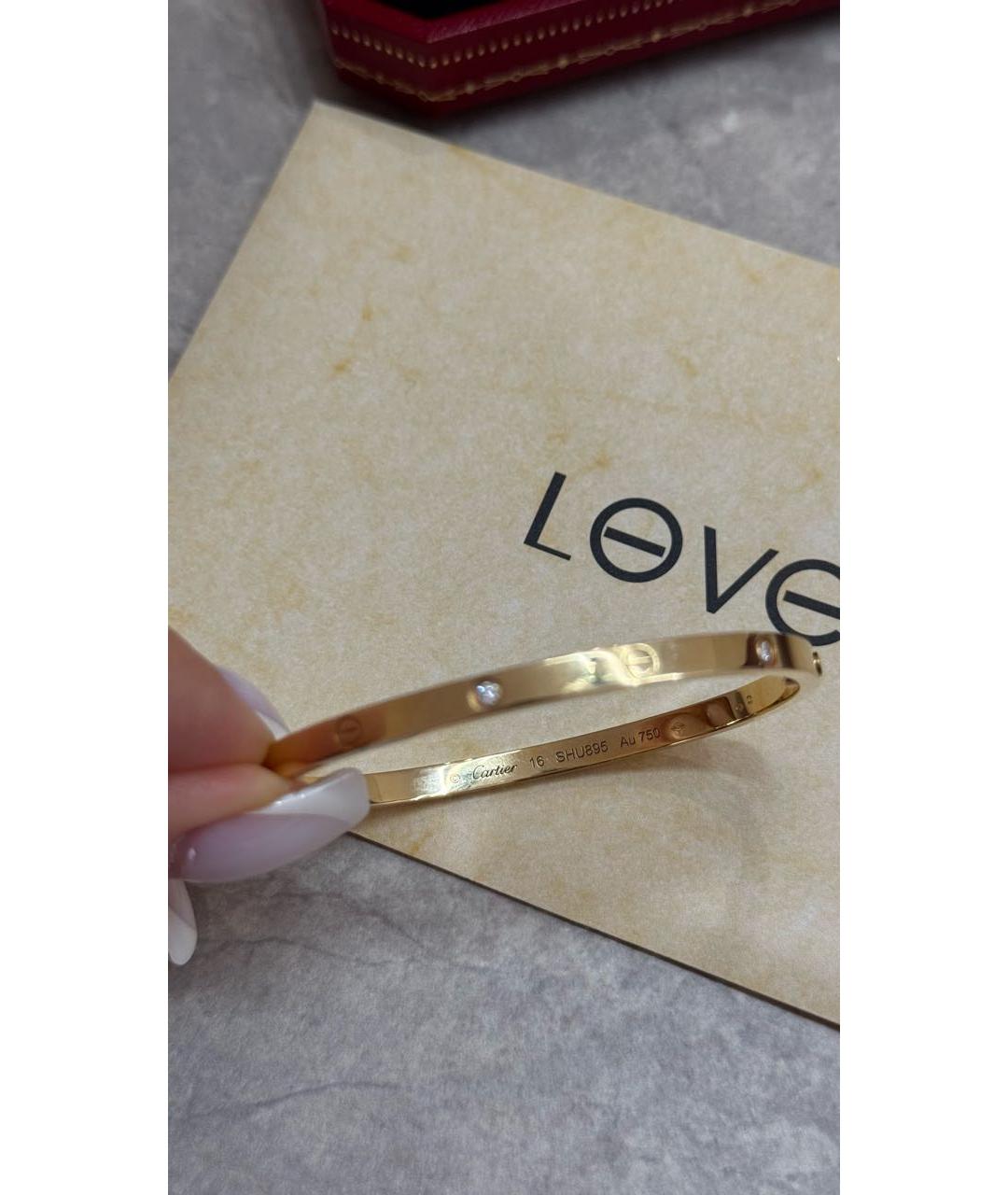 CARTIER Золотой браслет из желтого золота, фото 6