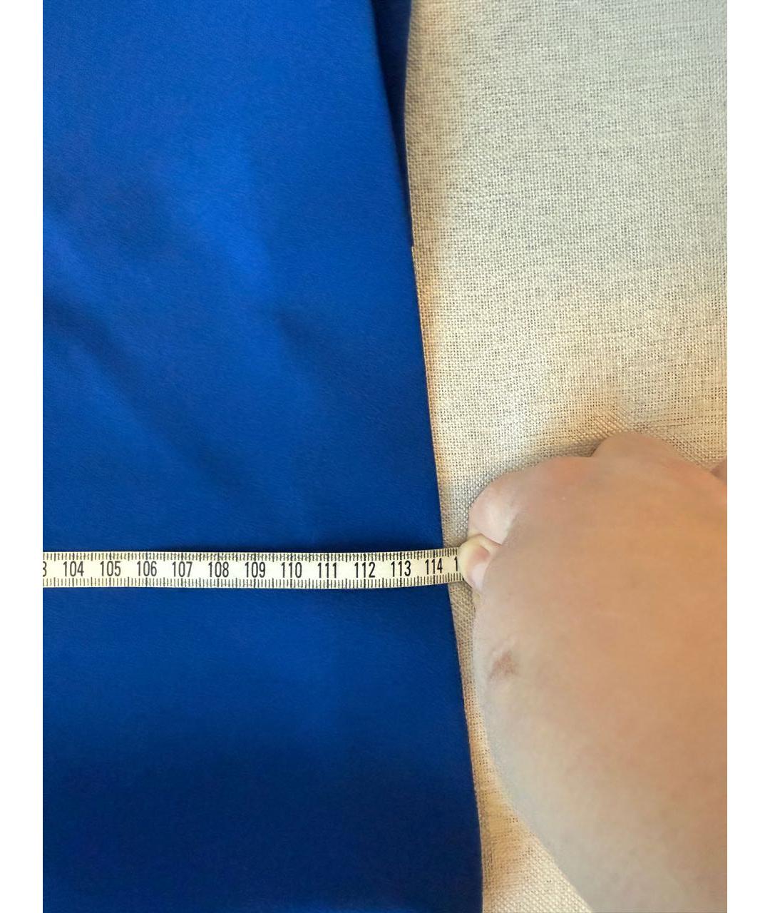 ROLAND MOURET Синее вискозное повседневное платье, фото 6