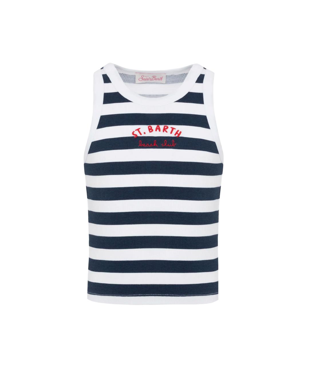MC2 SAINT BARTH Мульти хлопковая майка, фото 1