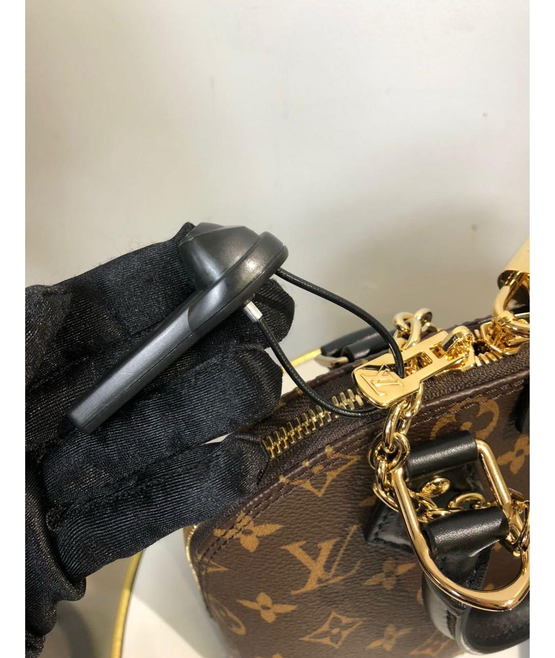 LOUIS VUITTON Коричневая сумка с короткими ручками, фото 7