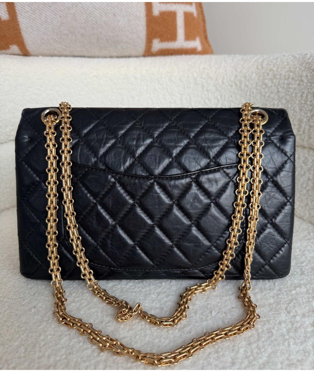 CHANEL Черная кожаная сумка через плечо, фото 3