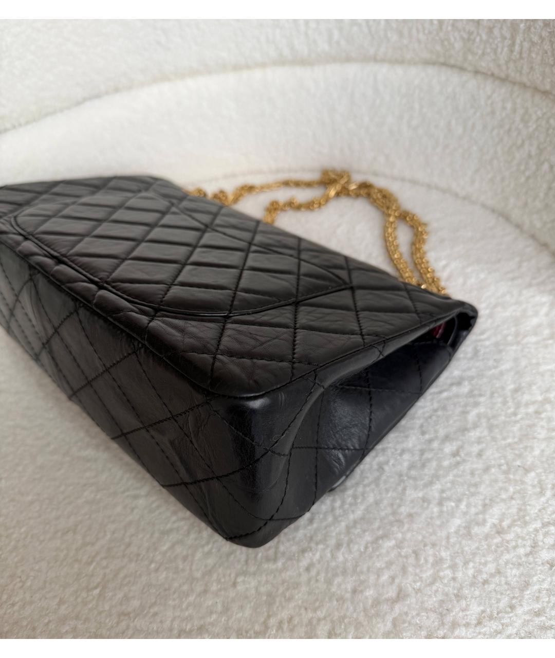 CHANEL Черная кожаная сумка через плечо, фото 9