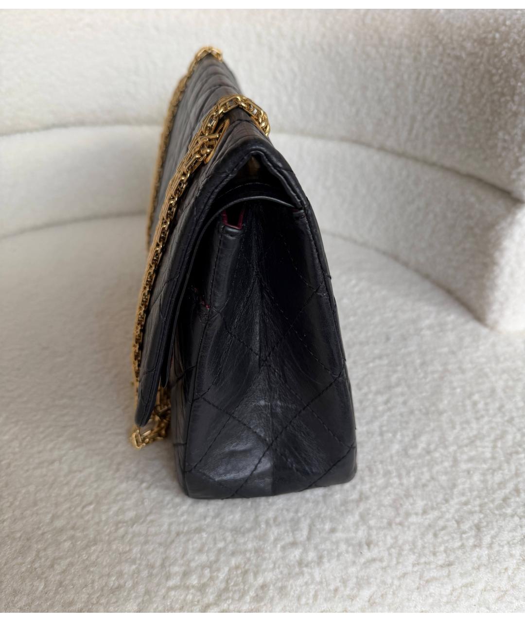 CHANEL Черная кожаная сумка через плечо, фото 5