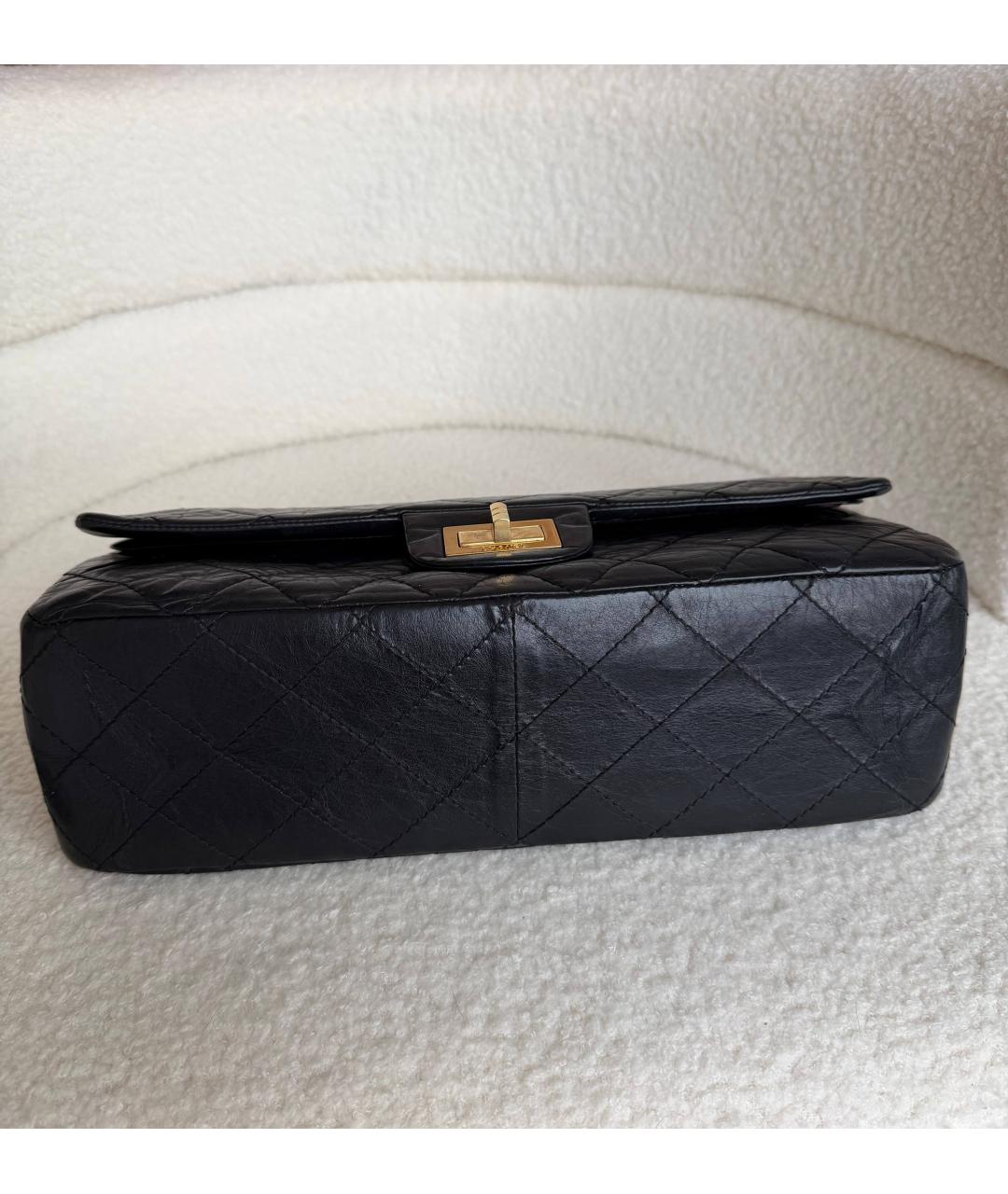 CHANEL Черная кожаная сумка через плечо, фото 6