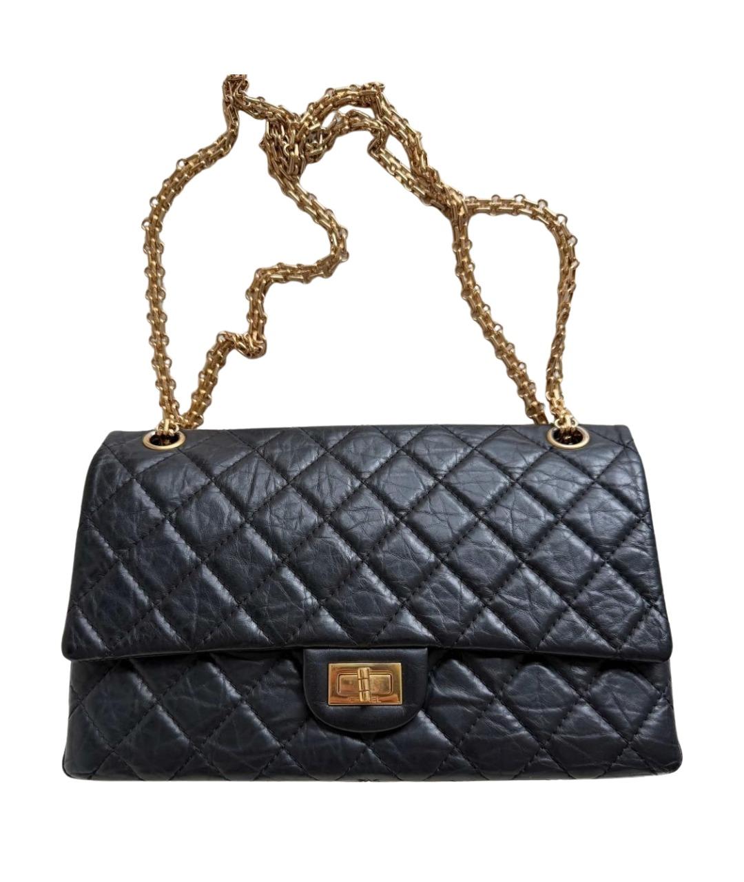 CHANEL Черная кожаная сумка через плечо, фото 1