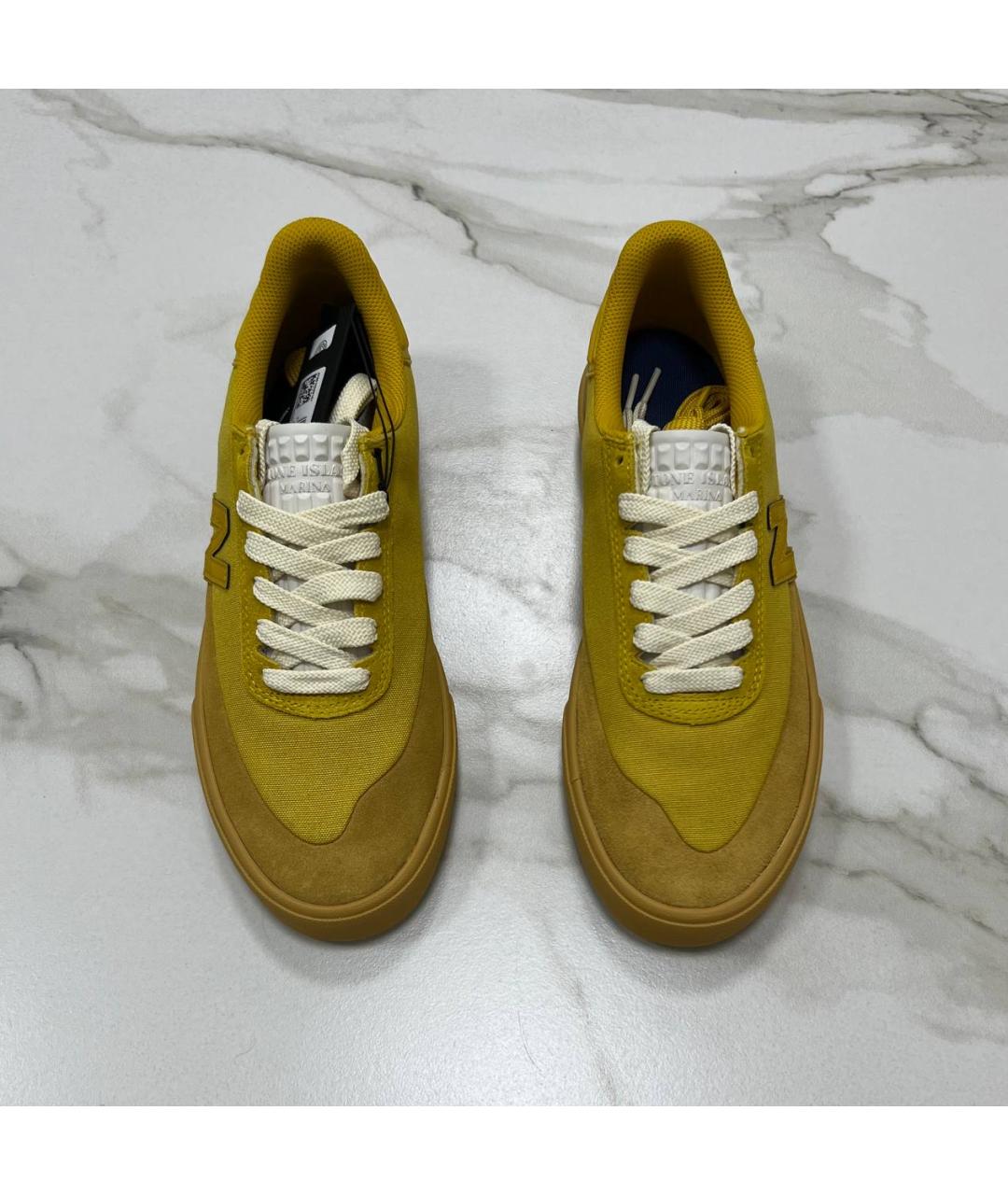 STONE ISLAND Оранжевое низкие кроссовки / кеды, фото 3