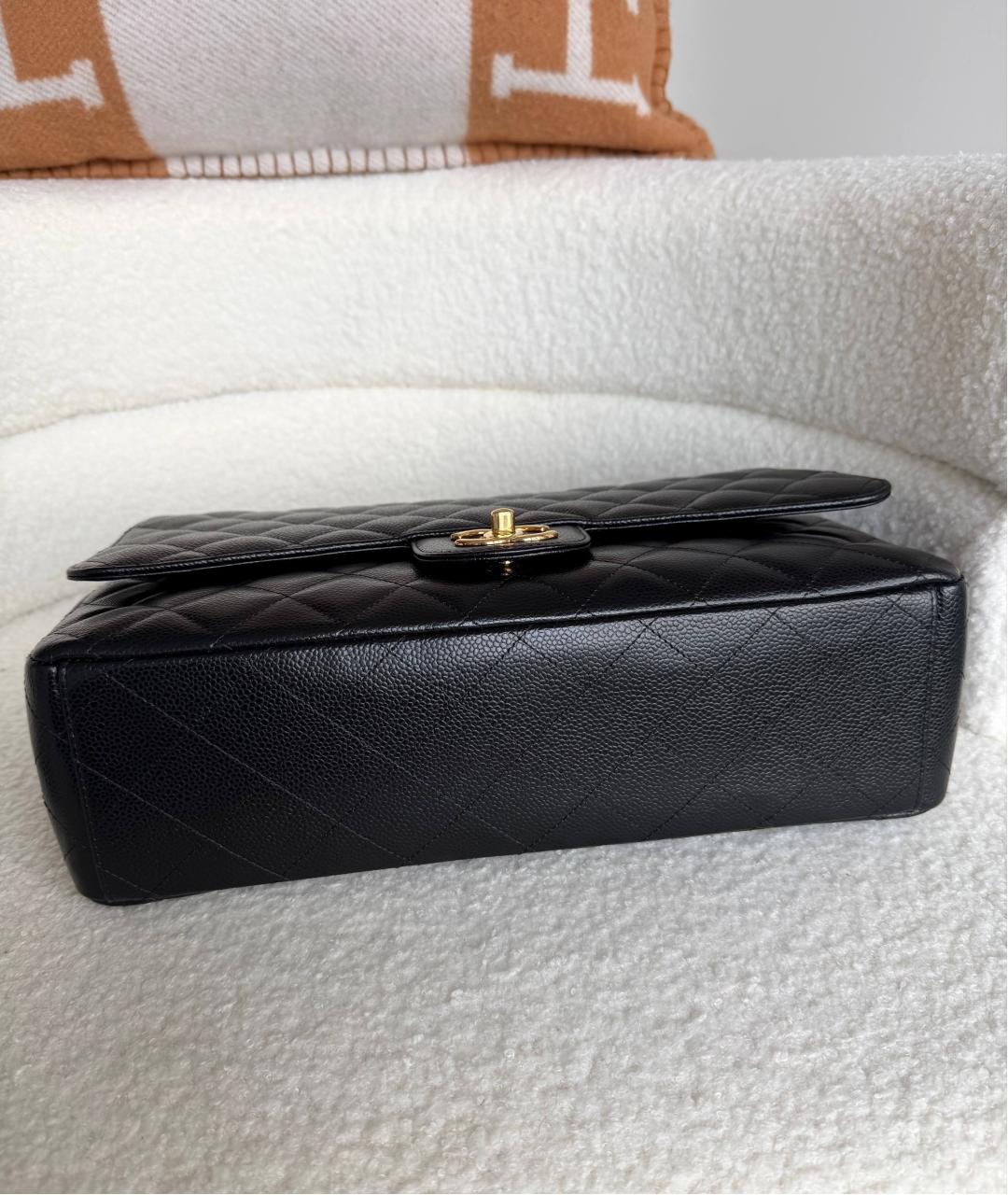 CHANEL Черная кожаная сумка через плечо, фото 5