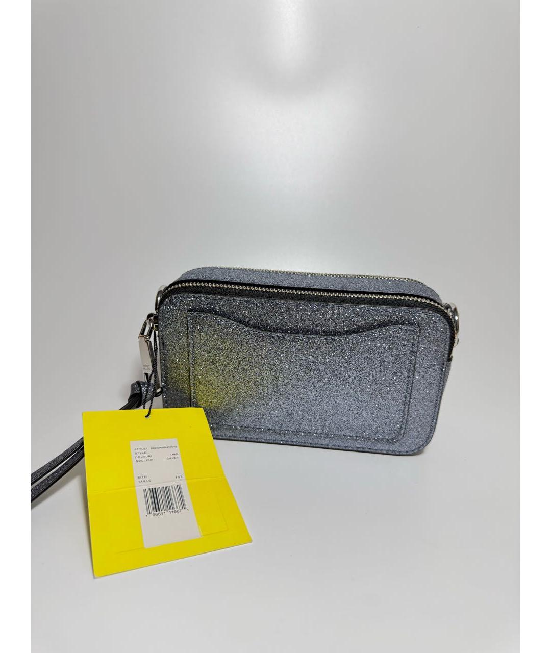 MARC JACOBS Серебряная кожаная сумка через плечо, фото 3