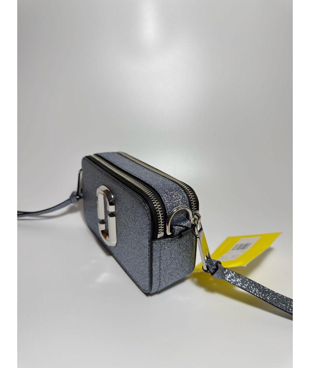 MARC JACOBS Серебряная кожаная сумка через плечо, фото 2