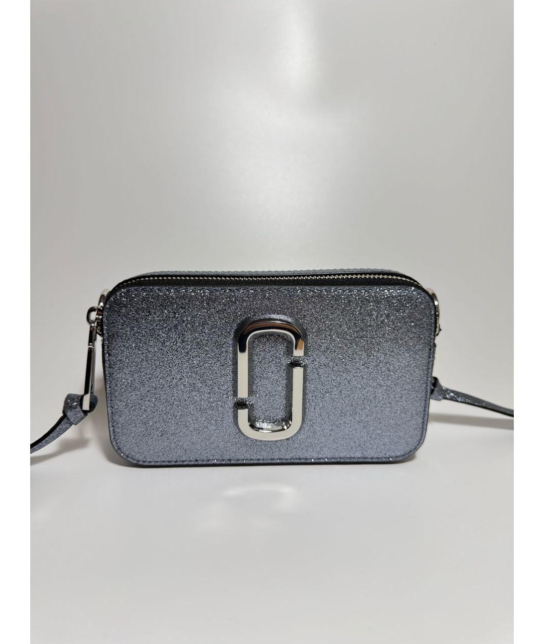 MARC JACOBS Серебряная кожаная сумка через плечо, фото 6