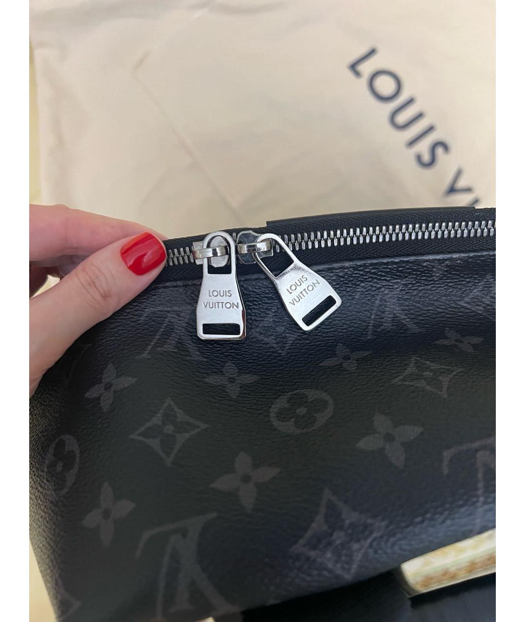 LOUIS VUITTON Черный рюкзак, фото 5