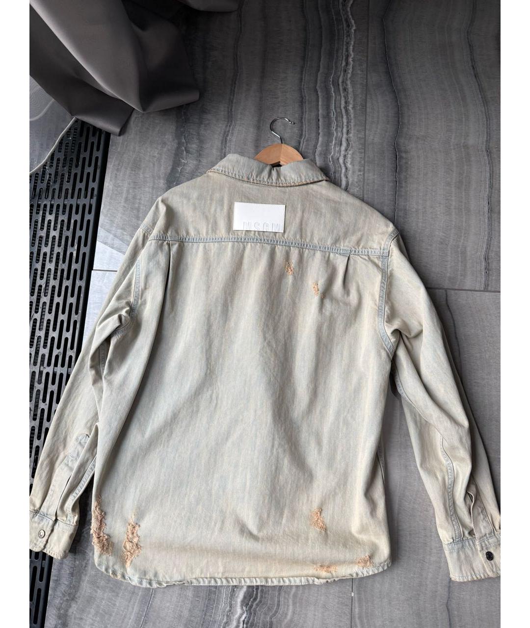 MSGM Бежевая классическая рубашка, фото 2