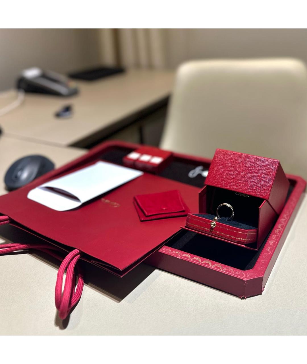 CARTIER Золотое кольцо из белого золота, фото 2