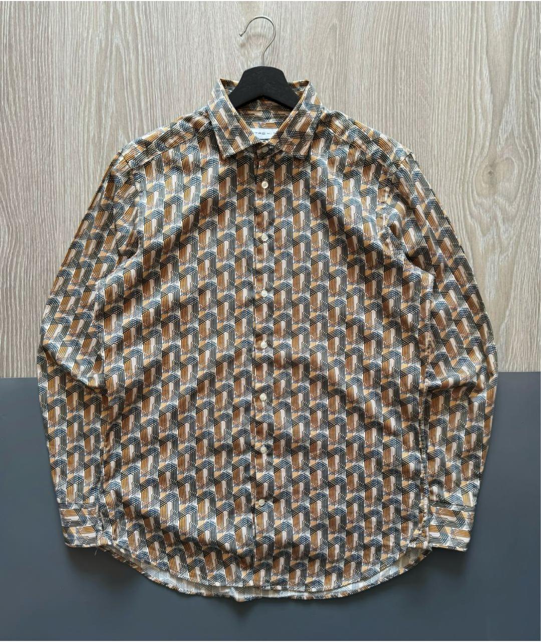 ETRO Мульти хлопковая кэжуал рубашка, фото 6