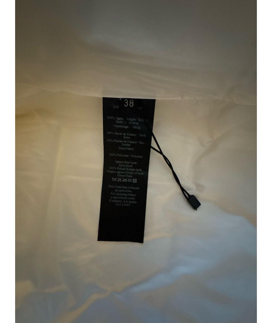 YVES SALOMON Серебрянный полиэстеровый пуховик, фото 5